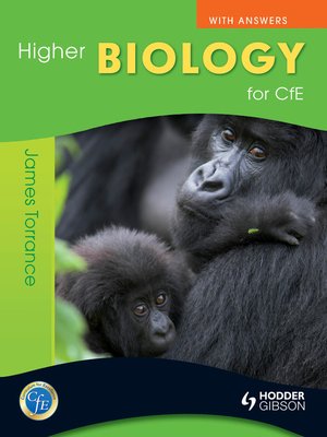 cover image of Higher Biology for CfE with Answers